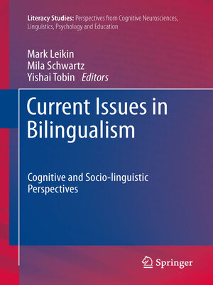 cover image of Current Issues in Bilingualism